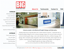 Tablet Screenshot of buildingimagegroup.com